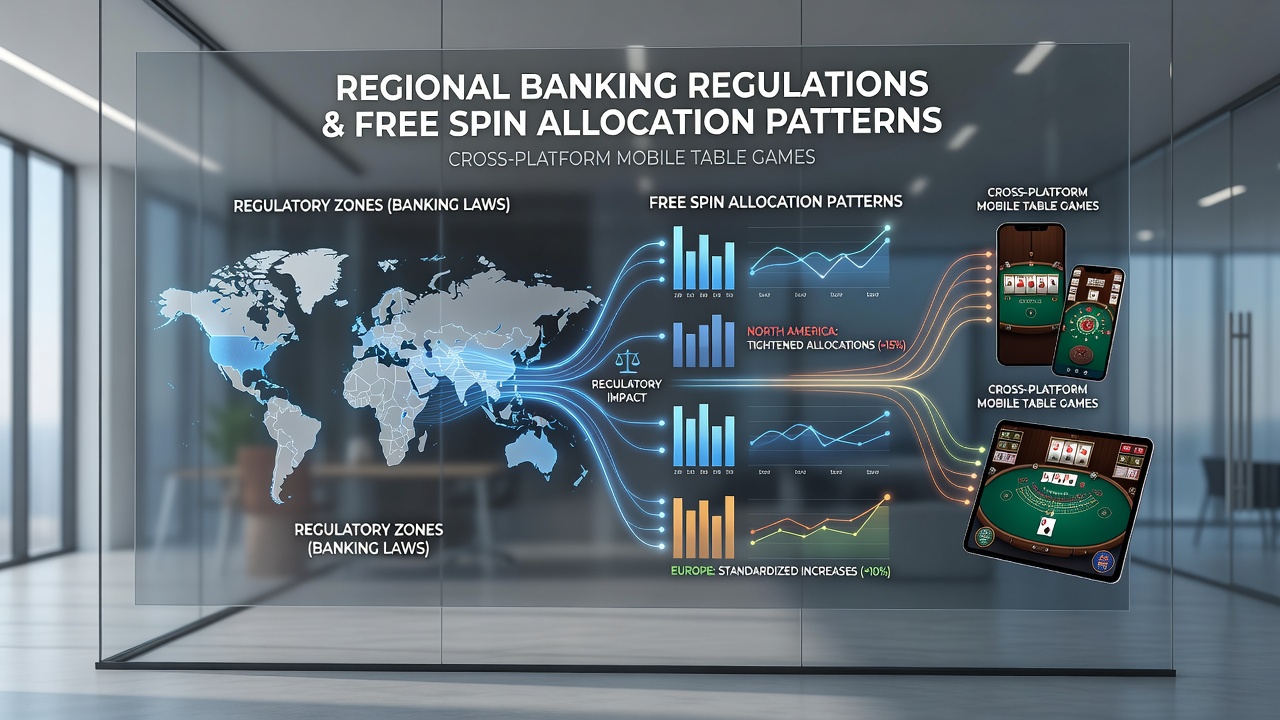 Mobile table games and reel environments showing adjusted free spin patterns under banking rules